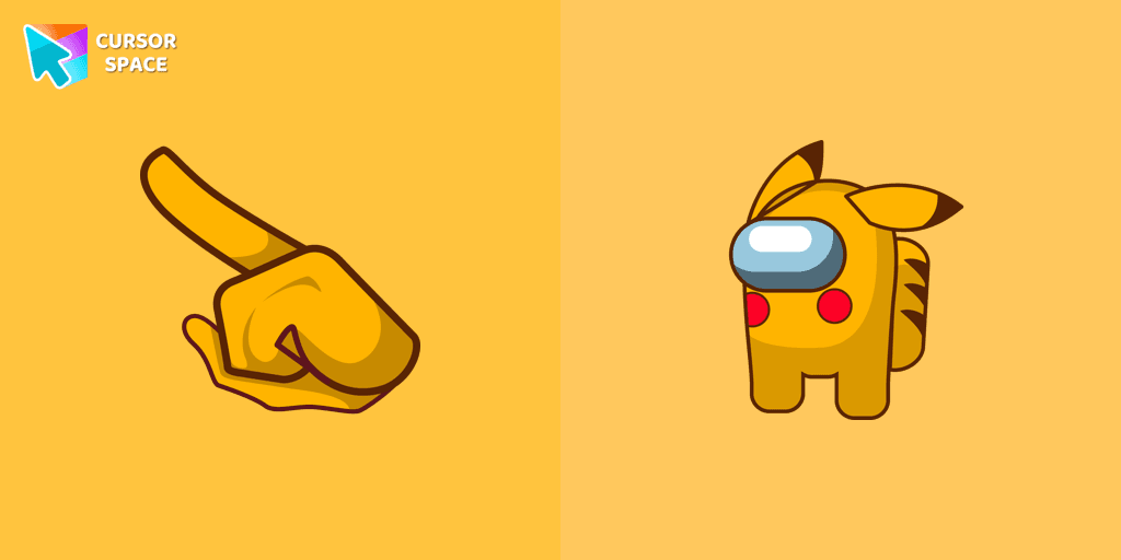 Among Us Pokemon Character cursor cursor pack